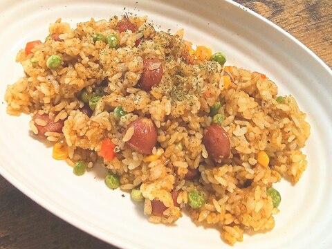 今日のお弁当に！！簡単スパイシーカレーチャーハン